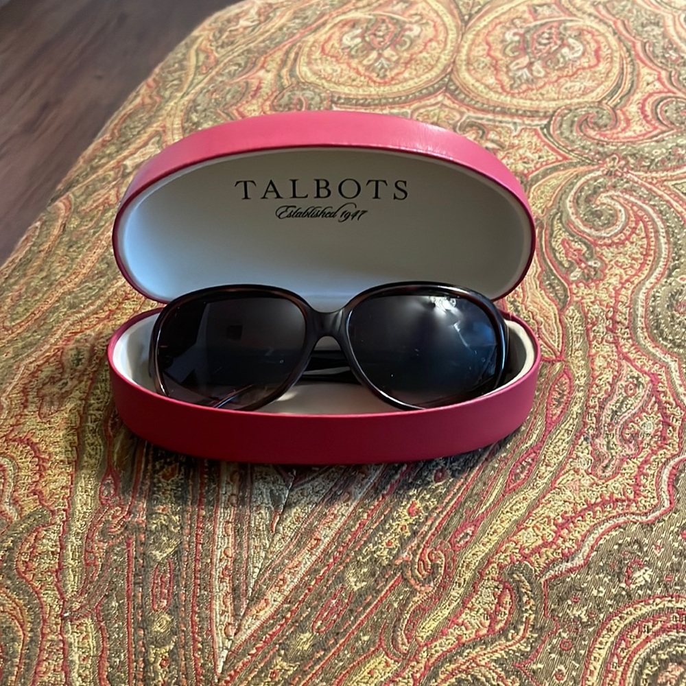 Talbots case and sunglasses